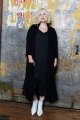 Shegul Alena Duster Black plus size coverstorynyc