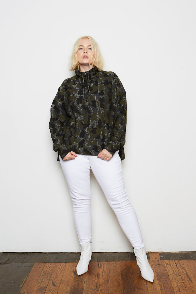 Shegul Maja Camo Sweatshirt plus size