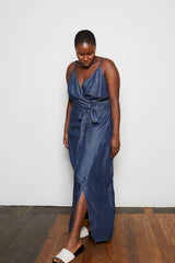 Standard & Practices Jodi Denim Maxi Dress plus size