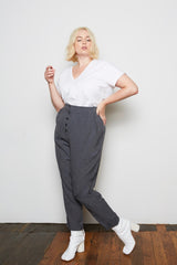standards & practices plus sizeFrancine Hi-Rise Pants charcoal