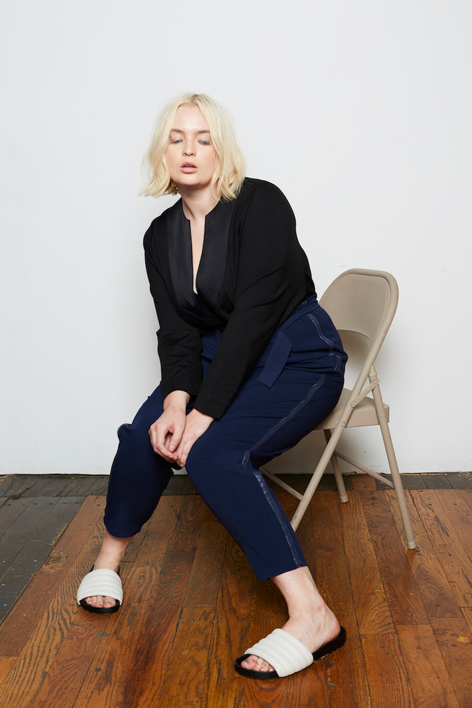 Standards & Practices Marina Pants plus size midnight blue