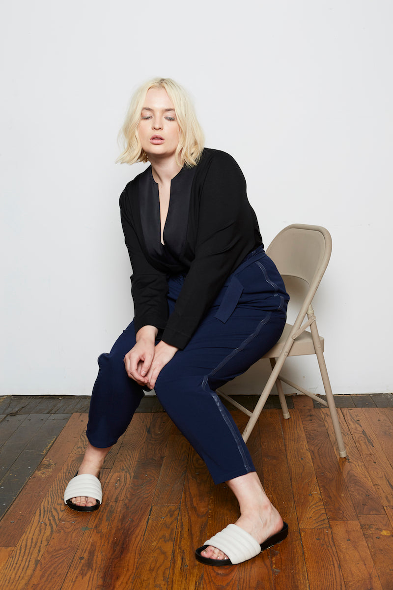 Standards & Practices Marina Pants plus size midnight blue