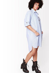 Shegul Alaia Stripe Shirtdress