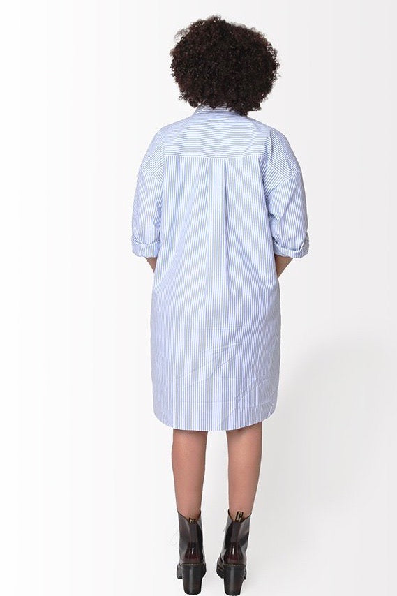 Shegul Alaia Stripe Shirtdress