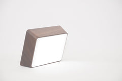 Hyfen wood brick lamp
