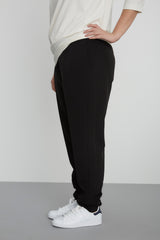thick girl fashion black pants
