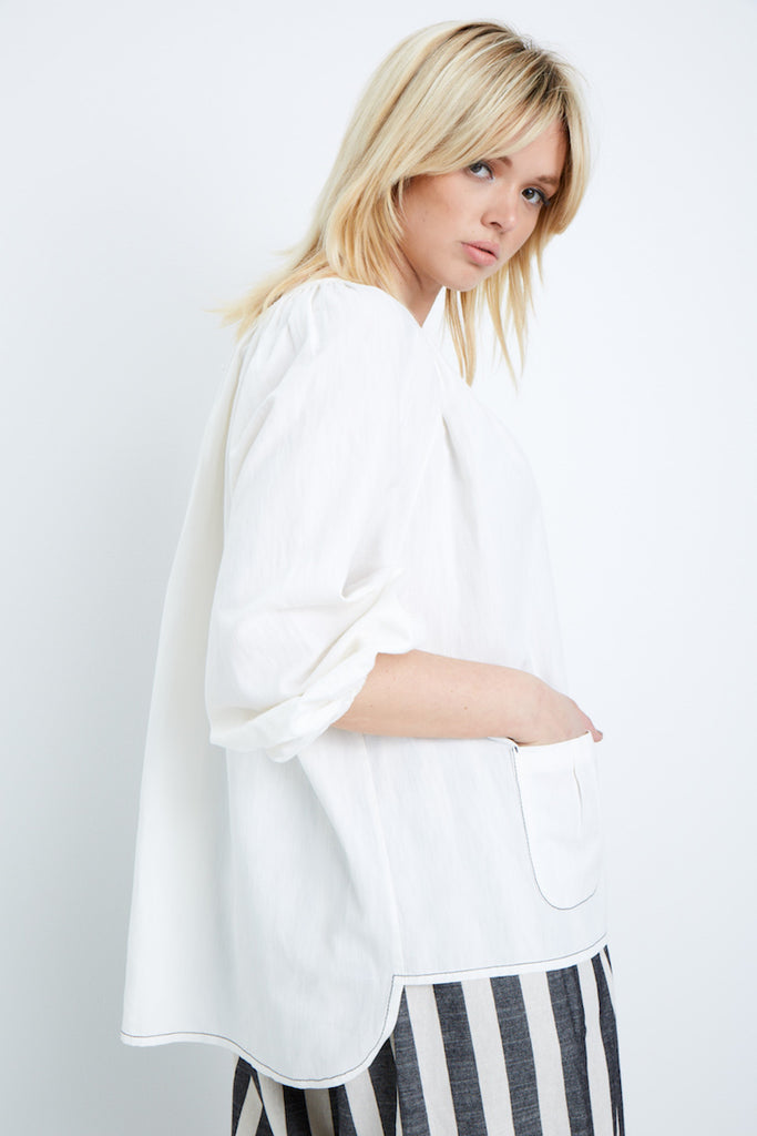Shegul Scarlet Top plus size neutral coverstory