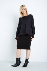 Shegul Valerie Vegan Suede Tee plus size coverstory