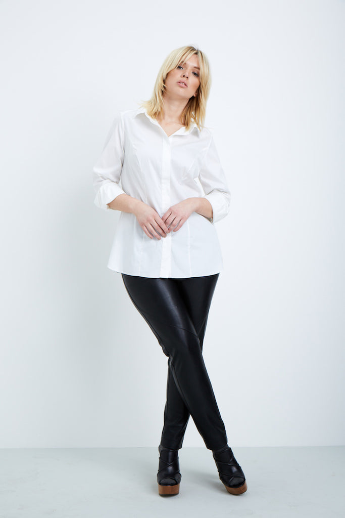 shegul essential shirt white plus size coverstory