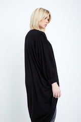 Shegul Mia cocoon cardigan black plus size Coverstory