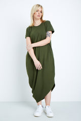 universal standard geneva dress camo plus size coverstoryNYC