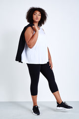 Lola Getts Tulip Back Tank- Maroon
