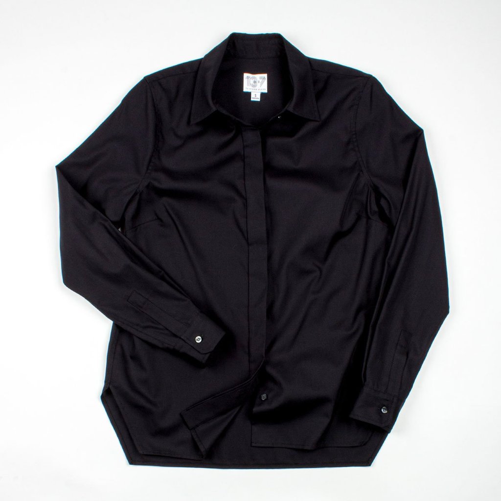 Thirteen-Seven The Trapezoid Shirt -Black Galaxy