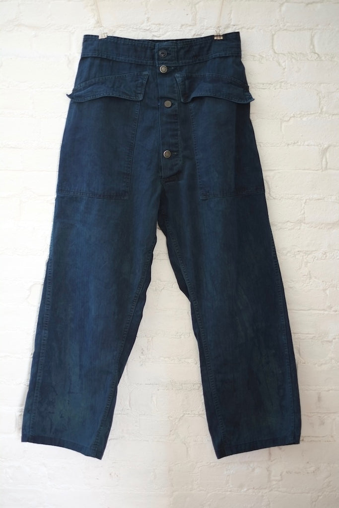 As Ever Tanker pant hand dyed indigo plus size coverstorynyc