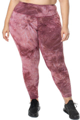 Lola Getts - High Rise Leggings - Pink Storm