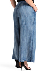 Standard & Practices Sophi Denim Culottes plus size Coverstory