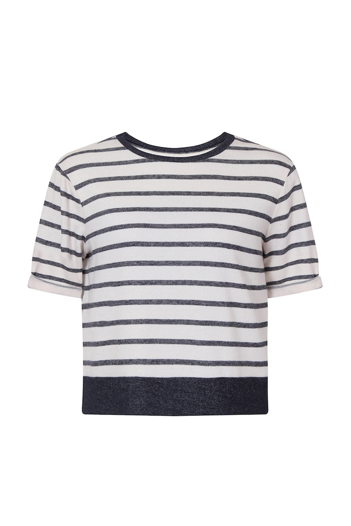 Elvi stripe sweatshirt plus size coverstory