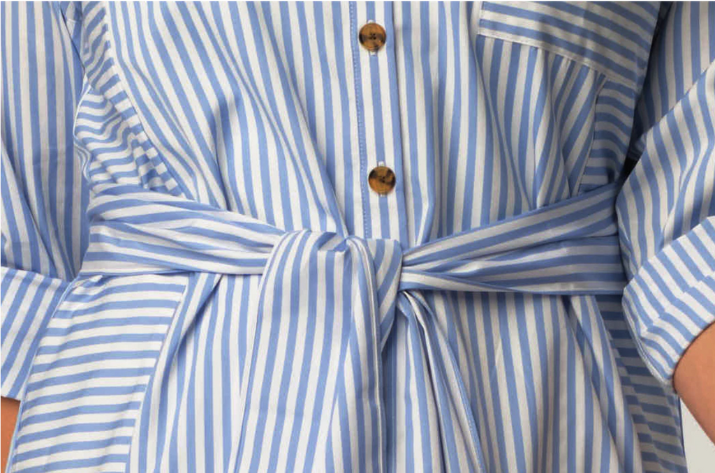 Shegul Alaia Stripe Shirtdress