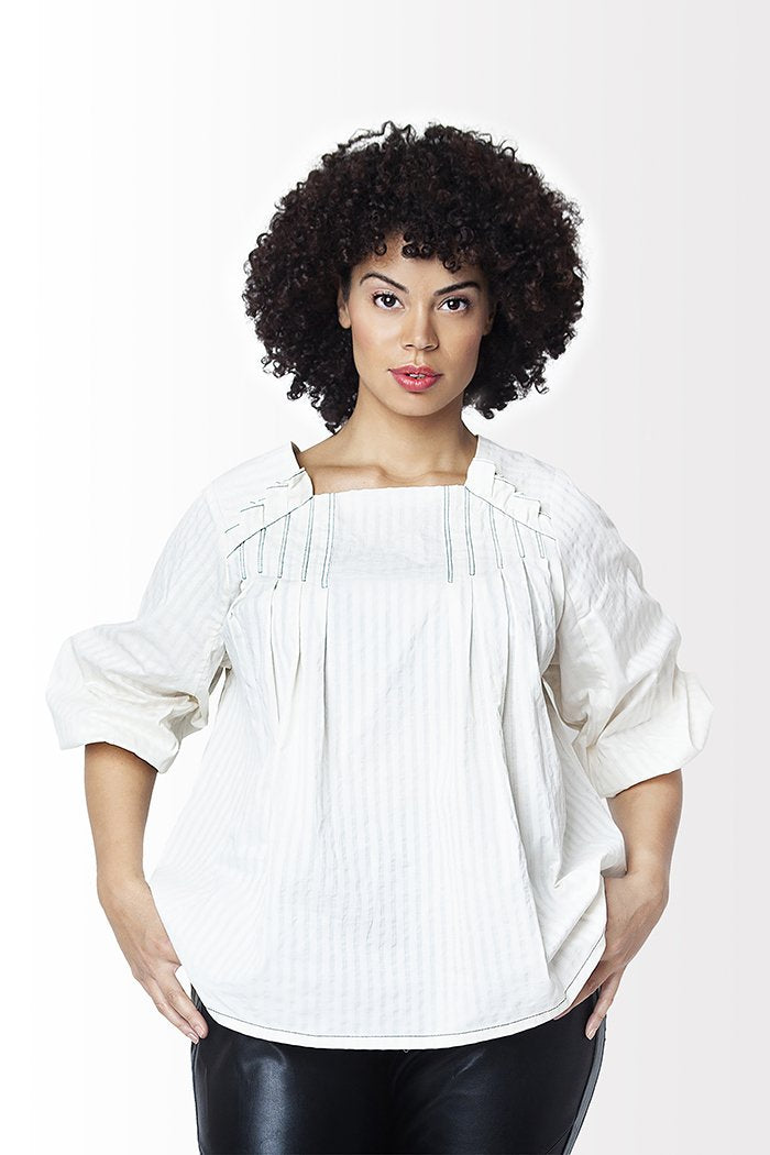 Shegul Sue Pleated Top