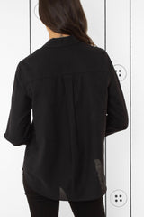 Thirteen-Seven Risky Business Shirt - Feather Black