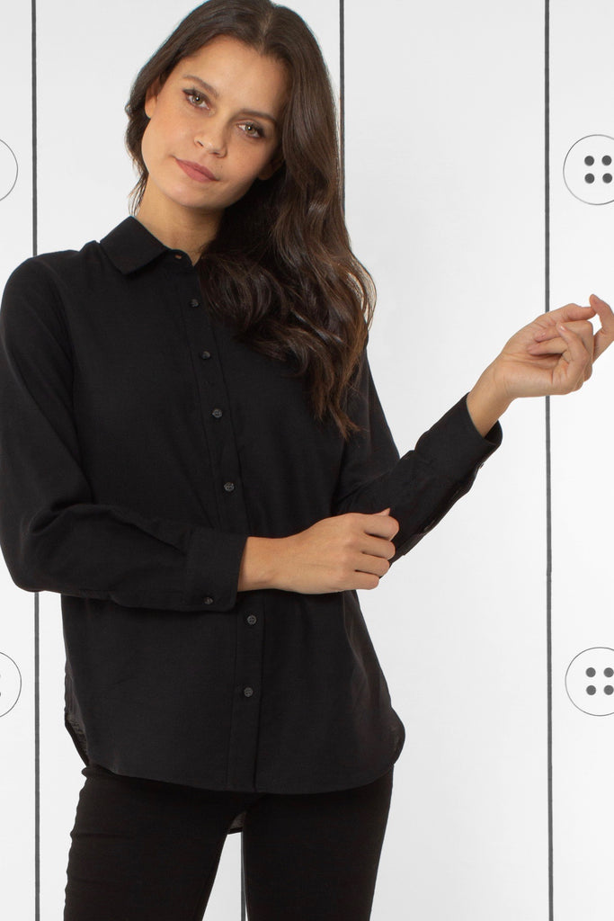 Thirteen-Seven Risky Business Shirt - Feather Black