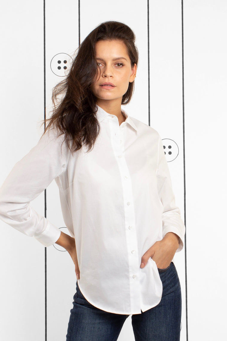 Thirteen-Seven Risky Business Shirt - Cloud White