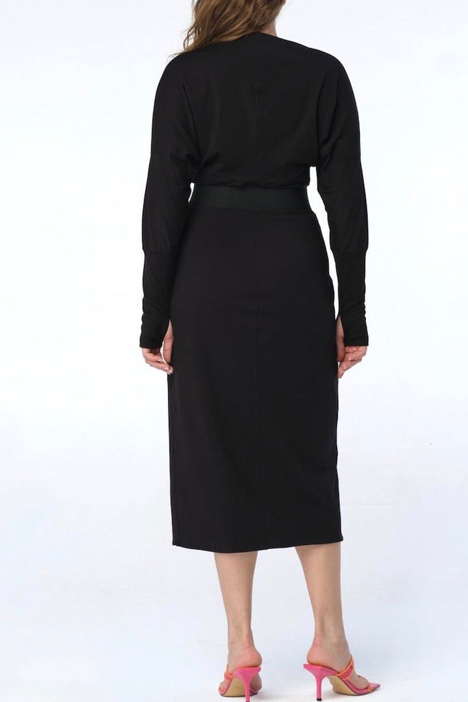 Shegul Katia Midi Dress -Black
