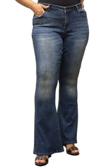 Poetic Justice - Kylie Flare Jeans - Vintage Wash