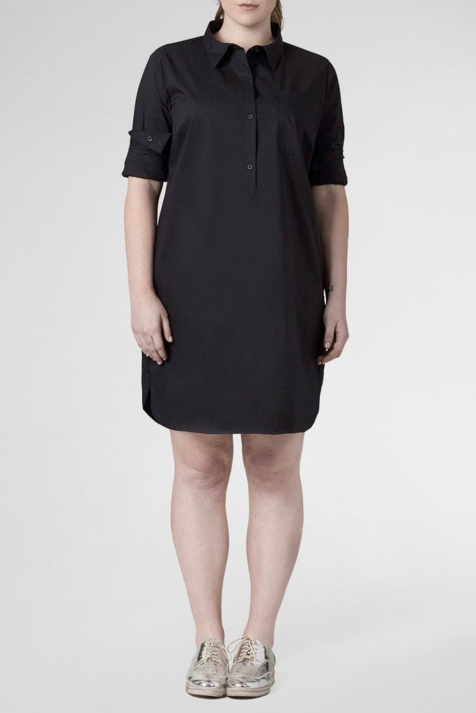 universal standard rubicon dress black plus size