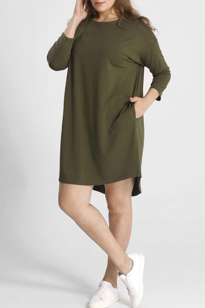 Shegul Khrstyana Knit Dress - Olive