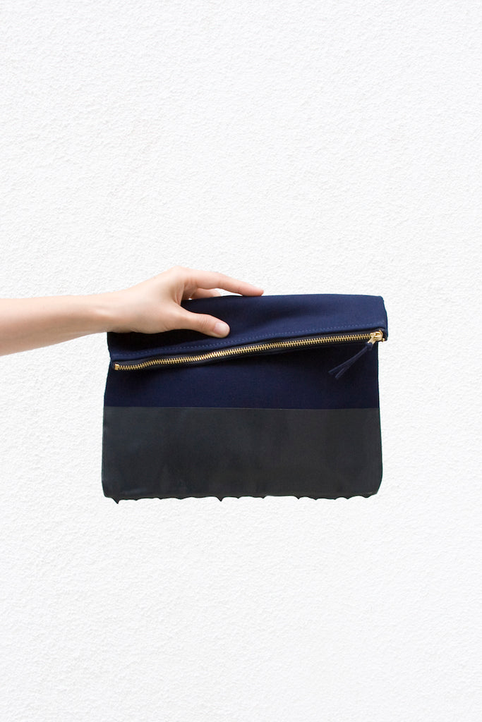 wrk-shp paint dipped clutch