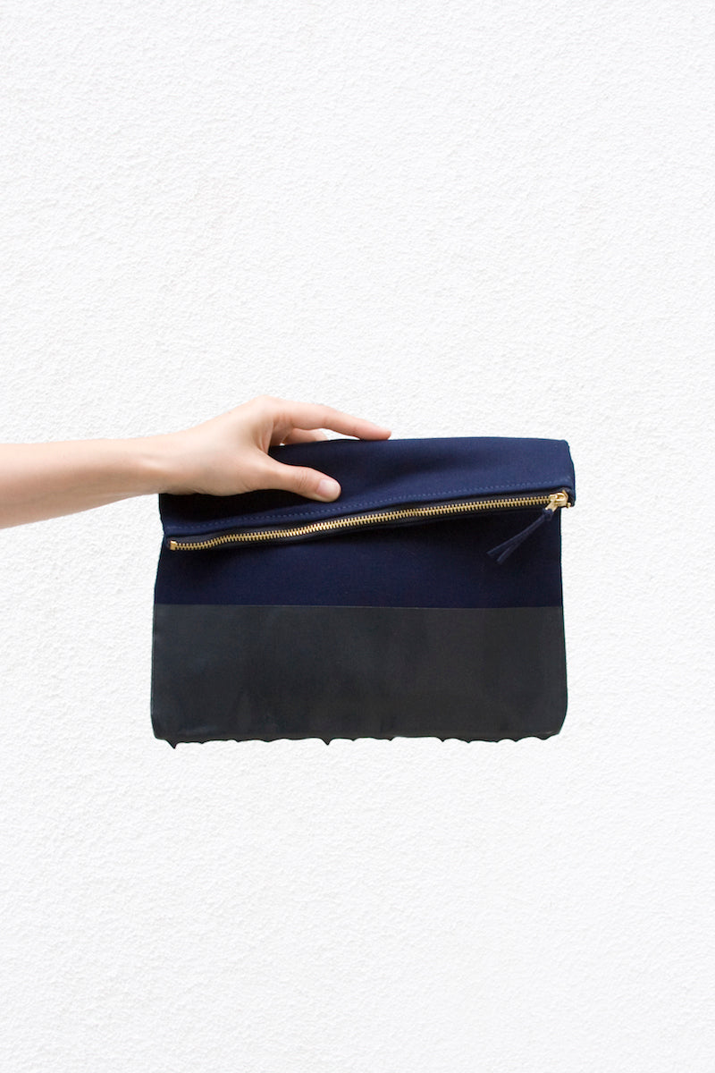 wrk-shp paint dipped clutch