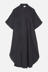 OAK Pintuck Maxi Dress plus size black