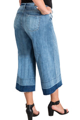 Standard & Practices bobbie wide leg jeans plus size