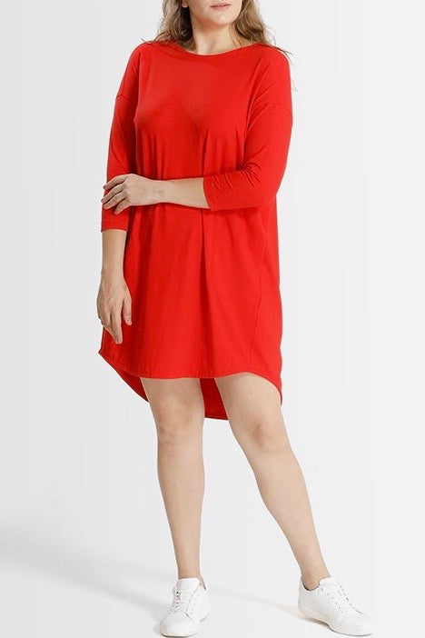 Shegul Khrstyana Knit Dress - Poppy Red