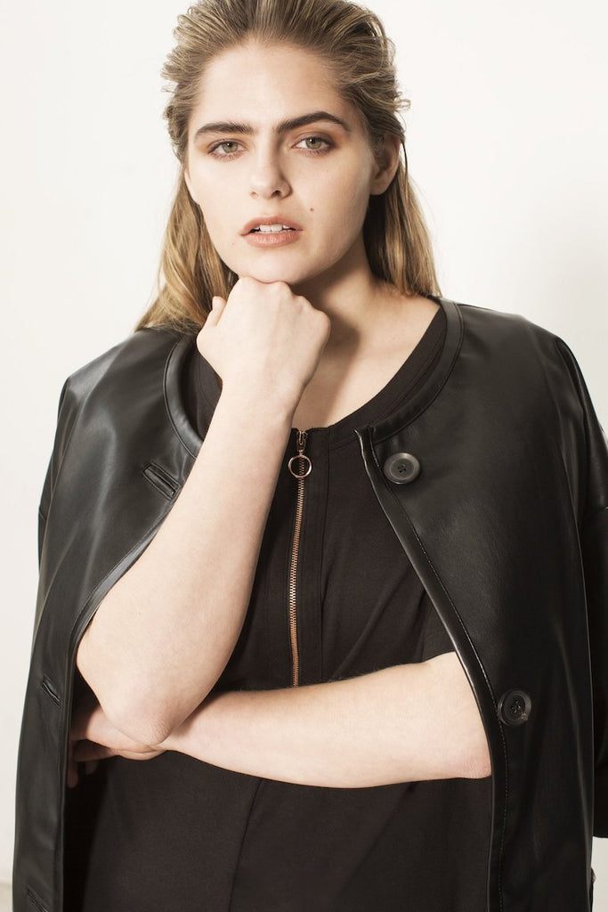 See Rose Go Statement Coat plus size CoverstoryNYC