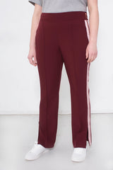 See Rose Go Track Pants Plus size Bordeaux CoverstoryNYC