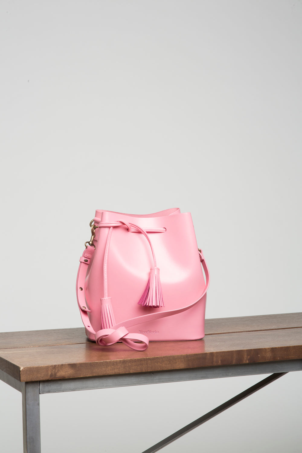VereVerto Dita Bucket Bag Pink CoverstoryNYC