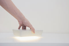 HYFEN Concrete Brick Lamp - Dark Gray