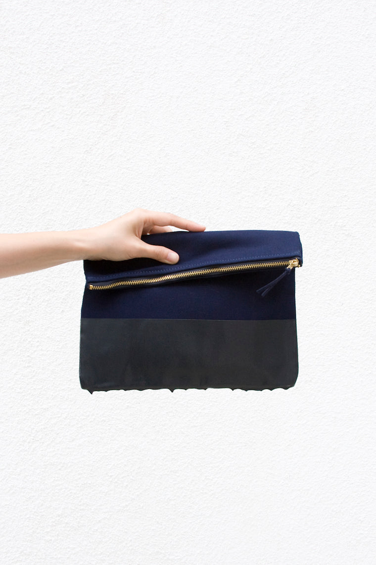 Wrk-shp Hold All Clutch - Navy